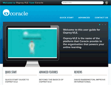 Tablet Screenshot of mycoracle.com